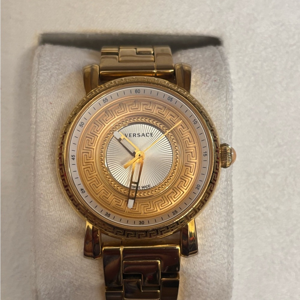Versace Gold-Tone Timepiece